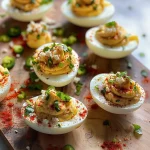 Elote Deviled Eggs: 12 Fiesta Delights