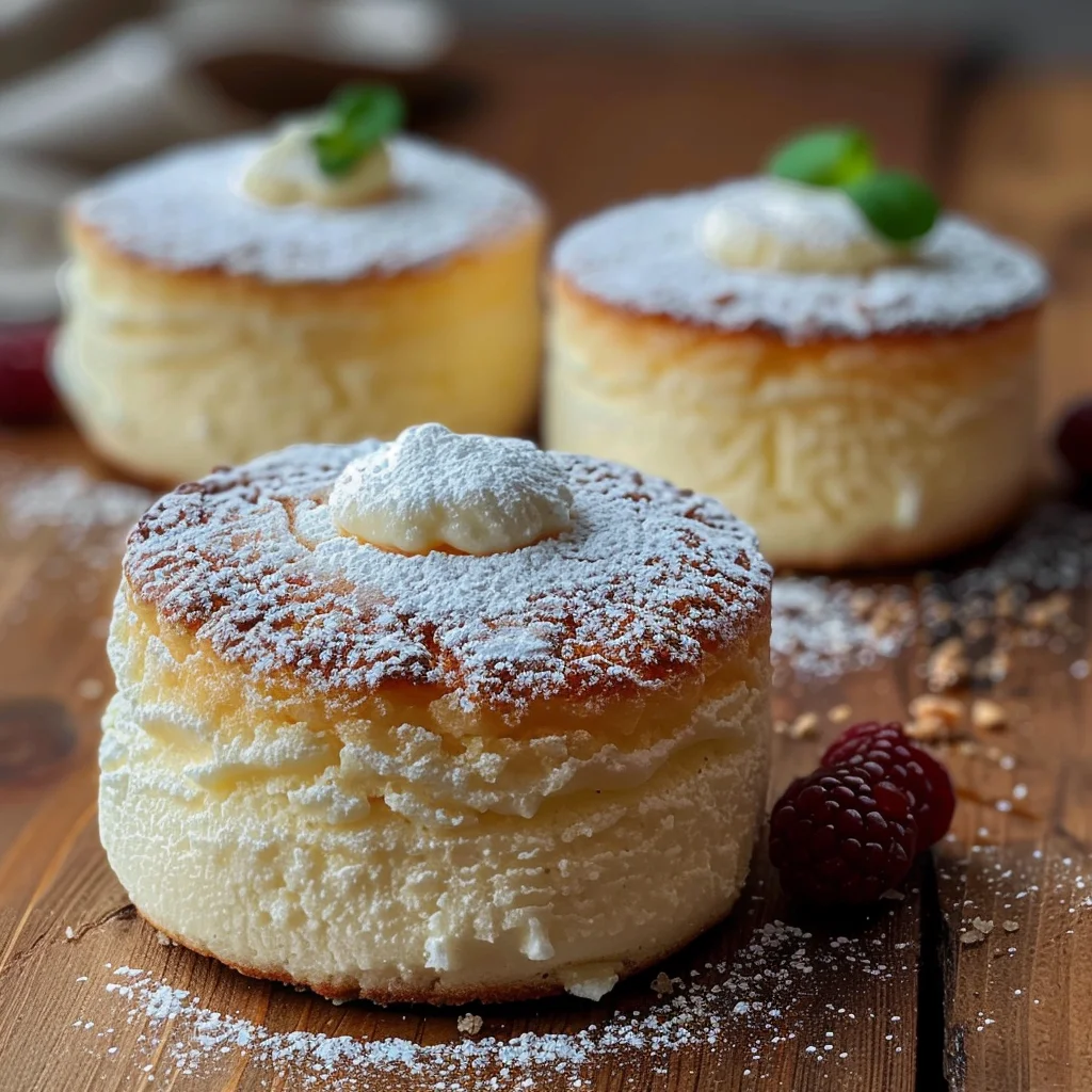 Fluffy Japanese Cotton Cheesecake Cupcakes