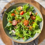 Fresh Mixed Greens Side Salad (for Steak, Pasta, & More!)