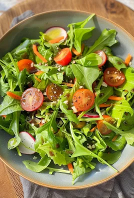 Fresh Mixed Greens Side Salad (for Steak, Pasta, & More!)