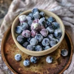 Frozen Yogurt Covered Blueberries