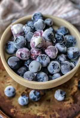 Frozen Yogurt Covered Blueberries