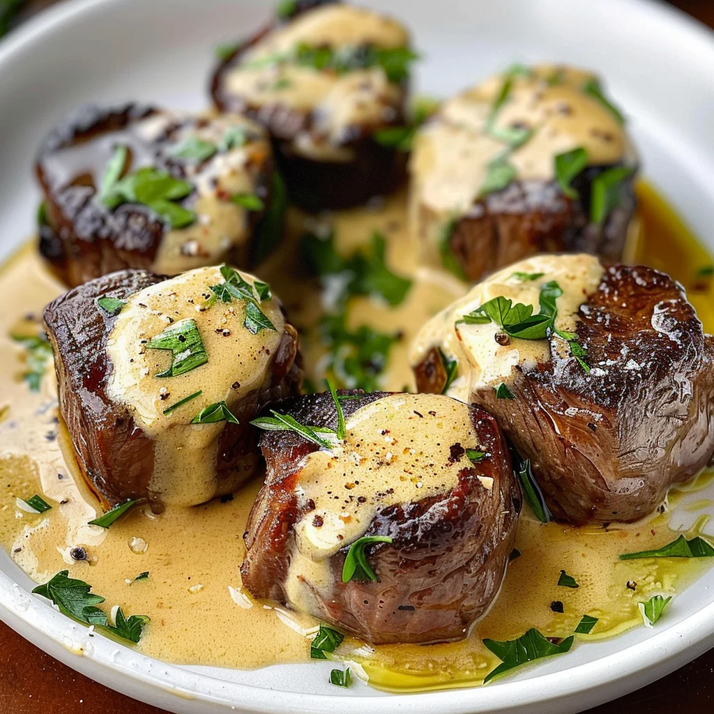 Garlic Butter Steak Bites with Parmesan Cream Sauce: A Flavorful, Easy Recipe