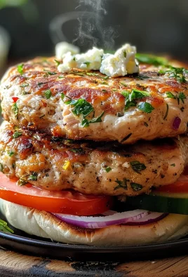 Greek Chicken Burgers