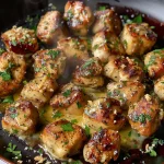 Grilled Chicken Bites with Creamy Garlic Sauce