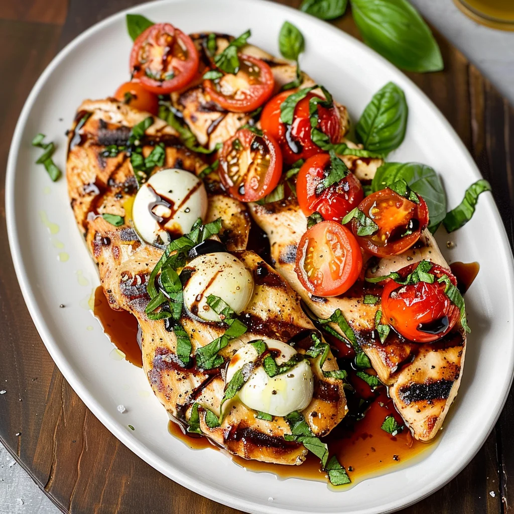 Grilled Chicken Caprese