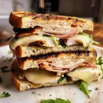 Grilled Chicken Cordon Bleu Sandwich