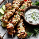 Grilled Chicken with Yogurt Sauce