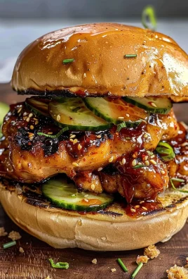 Grilled Korean BBQ Chicken Sandwich