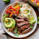 High Protein Steak Fajita Bowl