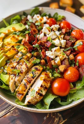 Honey Mustard Chicken Salad with Avocado, Bacon & Goat Cheese