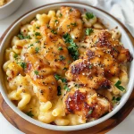 Honey Pepper Chicken Mac and Cheese