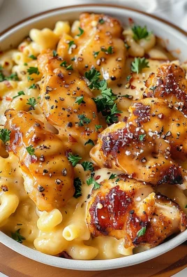 Honey Pepper Chicken Mac and Cheese