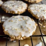 Iced oatmeal cookies - Crumbl copycat