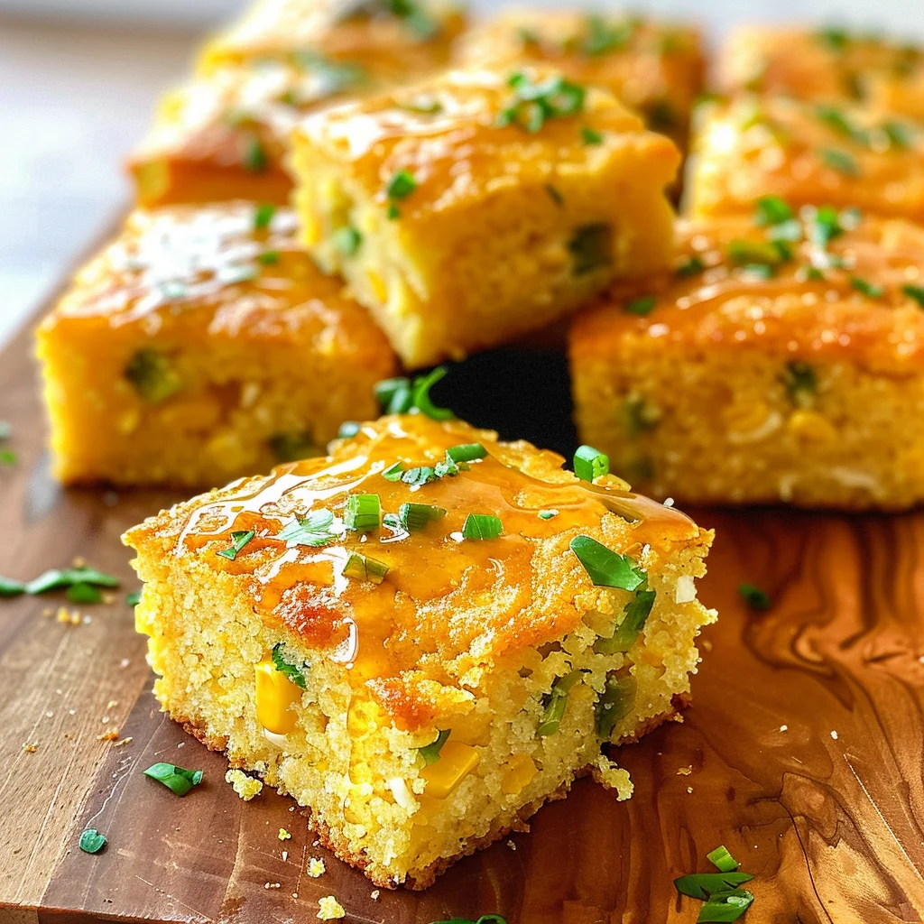 Jalapeño Cornbread with Lime Honey Glaze