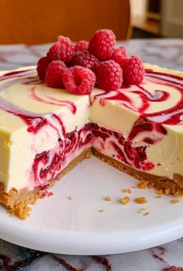 LEMON RASPBERRY SWIRL CHEESECAKE