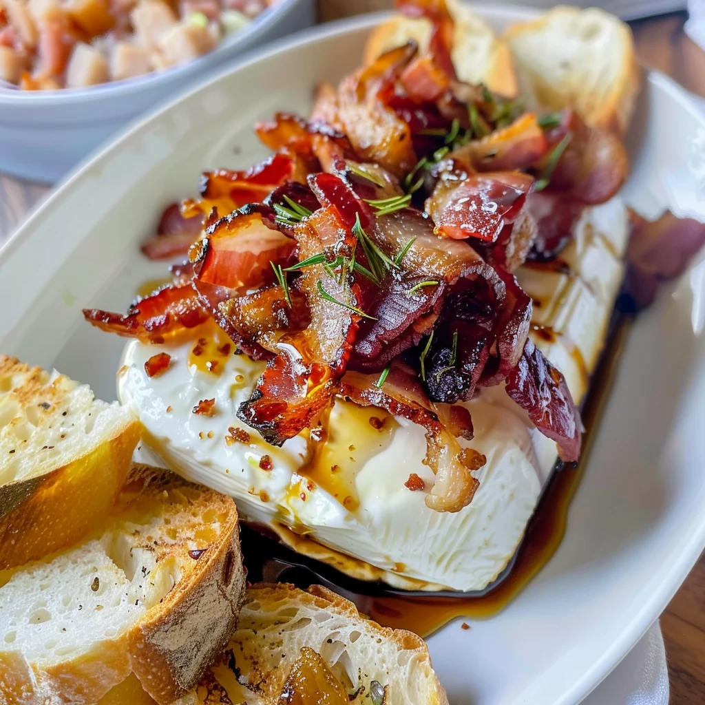 Million Dollar Bacon Goat Cheese Appetizer Log