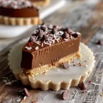 Mint Chocolate Tart (Paleo, Vegan, No Bake)
