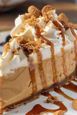 No Bake Biscoff Pie