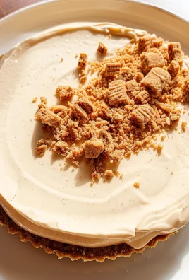 No Bake Cookie Butter Cheesecake