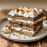 No Bake S'mores Cake