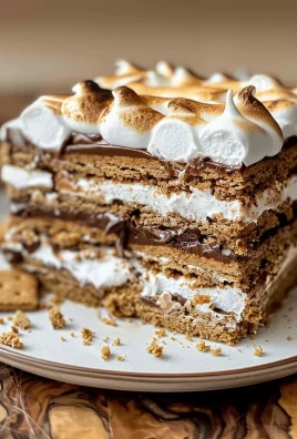 No Bake S'mores Cake