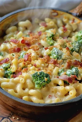 One-Pot Bacon Broccoli Mac and Cheese