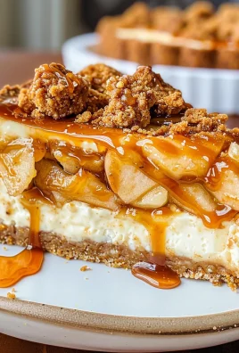 Salted Caramel Apple Pie Cheesecake Recipe