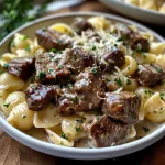 Savory Steak Bites & Pasta