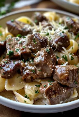 Savory Steak Bites & Pasta