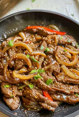 Sizzling Chinese Pepper Steak with Onions