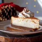 Spiced Chai Cheesecake + Gingersnap Crust