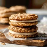 Spiced Eggnog Oatmeal Cream Pies