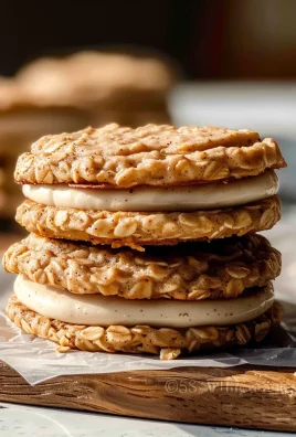 Spiced Eggnog Oatmeal Cream Pies