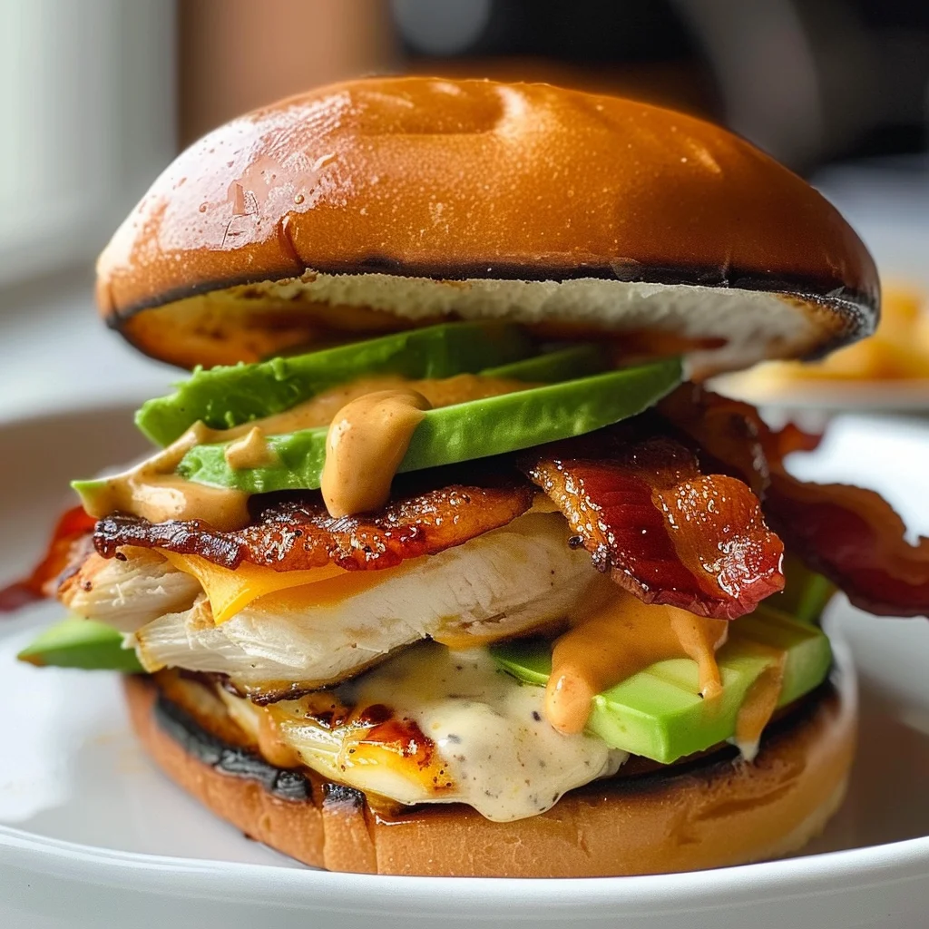 Spicy Grilled Chicken Avocado Sandwich