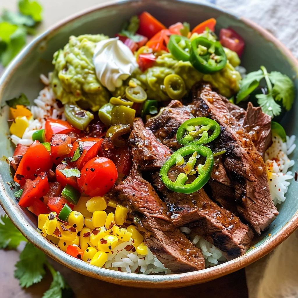 Steak And Rice Bowls