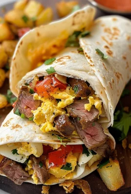 Steak and Egg Breakfast Burrito