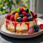 Summer Berry and Peach Cheesecake: A Refreshing Delight for Every Occasion