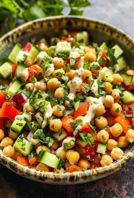 Tahini Lemon Chickpea Salad: A Refreshing Delight!