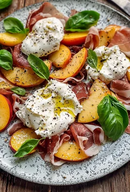 10-Minute Peach & Burrata Salad