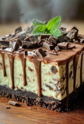 Andes Mint Cheesecake