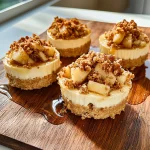 Apple Crisp Mini Cheesecakes