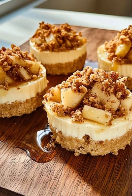 Apple Crisp Mini Cheesecakes