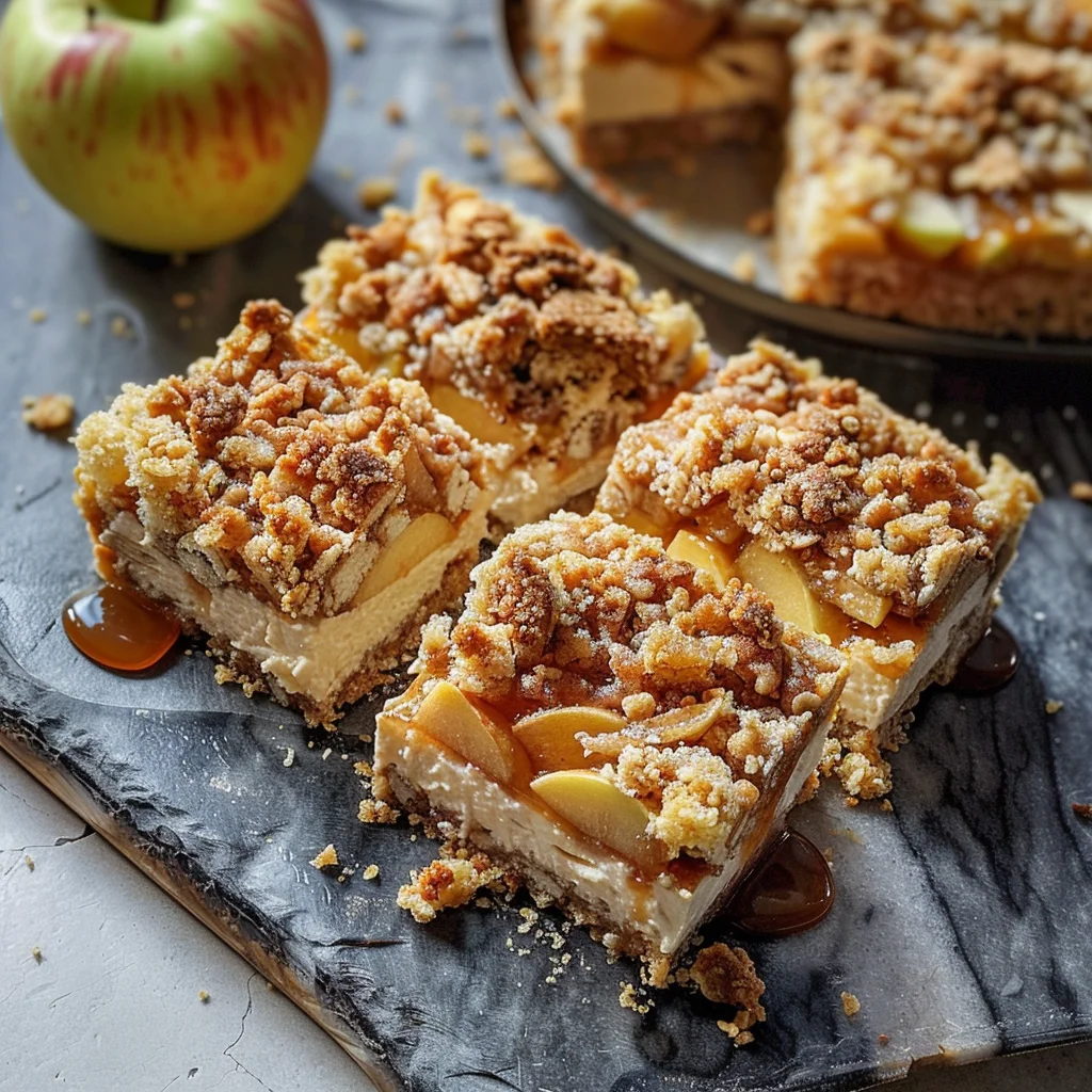 Apple Pie Cheesecake Bars