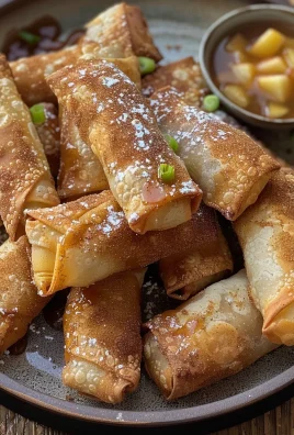 Apple Pie Egg Rolls