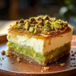 Baklava Pistachio Cheesecake