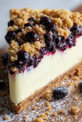 Blueberry Crumble Cheesecake