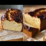 Burnt Basque Cheesecake in a Loaf Pan