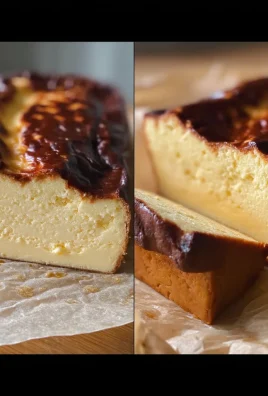 Burnt Basque Cheesecake in a Loaf Pan