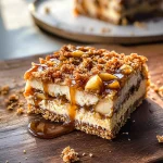 Caramel Apple Cheesecake Bars